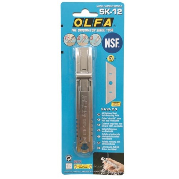 

OLFA Stainless Steel Safety Knife SK-12