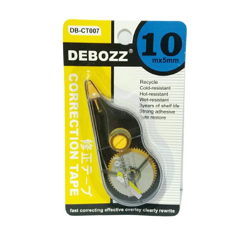 

Tip-ex Kertas / Correction Tape Debozz DB-CT007 10 Meter