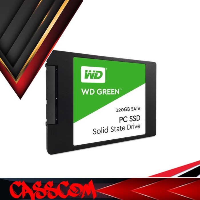 SSD WD Green 120GB SATA 2.5 inch 7mm - original garansi resmi 3 tahun