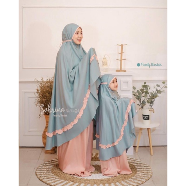 READY‼️Mukena Rayon Twill Import untuk anak & ibu