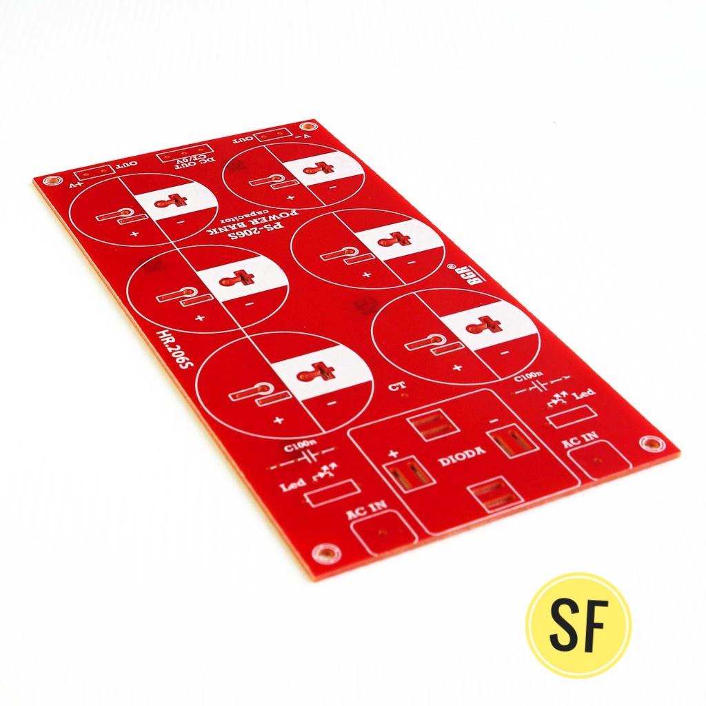 Pcb Power Bank 6 Capacitor Kapasitor Elco Elko