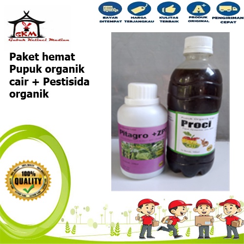 Paket Hemat Proci Pupuk Organik Cair Dan Pestisida Organik Pitagro