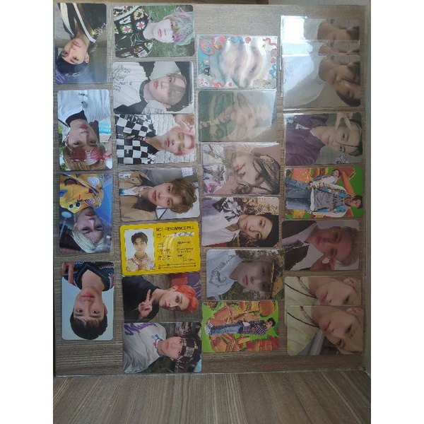 photocard renjun chilling boring crazy cafe agent hello kihno future we boom ar clip jaemin ar clip 