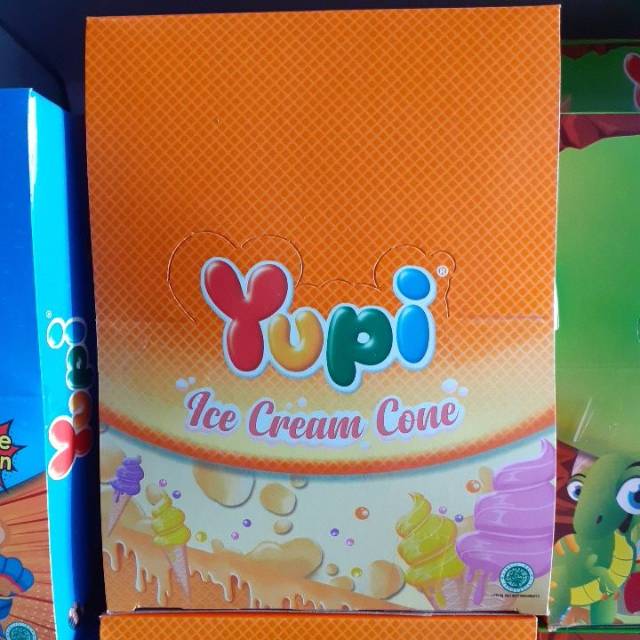 

Yupi ice cream cone box