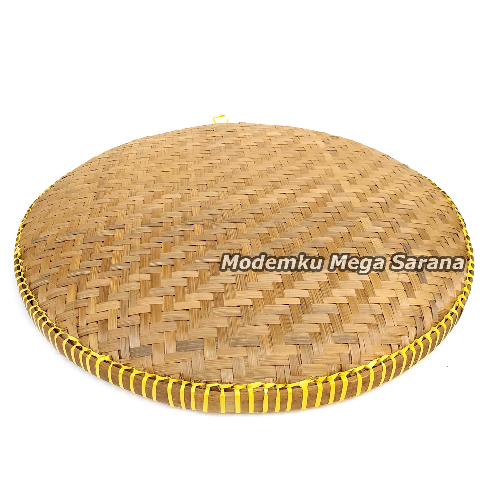 Tampah Bambu Diameter 53cm | Tambir Piring Bambu Nampan Nampah