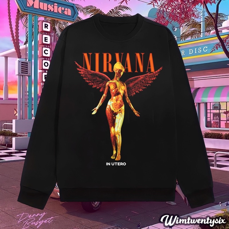 sweater | sweatshirt | crewneck | Nirvana in utero