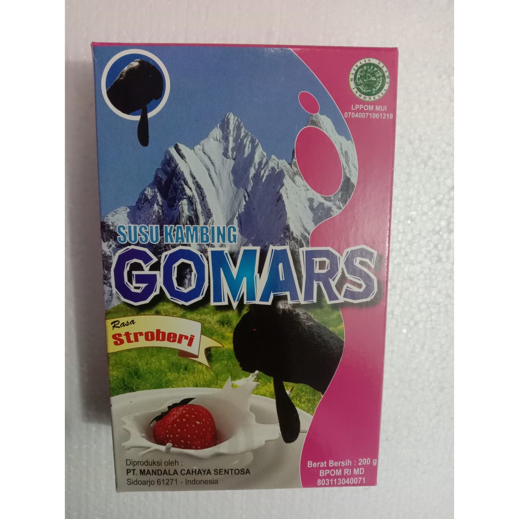 GOMARS Susu Kambing Etawa Anak dan Dewasa - Susu Bubuk 200 gram Pengganti Susu Sapi - alghonam kalsigo skygoat