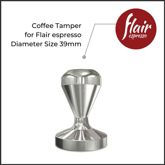 Dws01 Coffee Tamper Kopi Flair Espresso Stainless Steel 39Mm