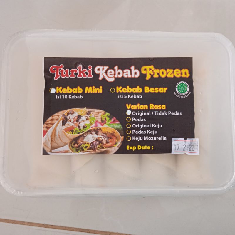 

Turki kebab frozen var. original