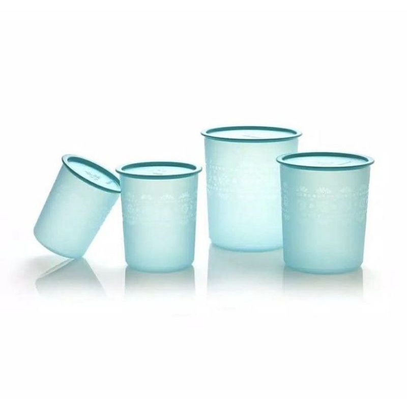 Mosaic canister tupperware