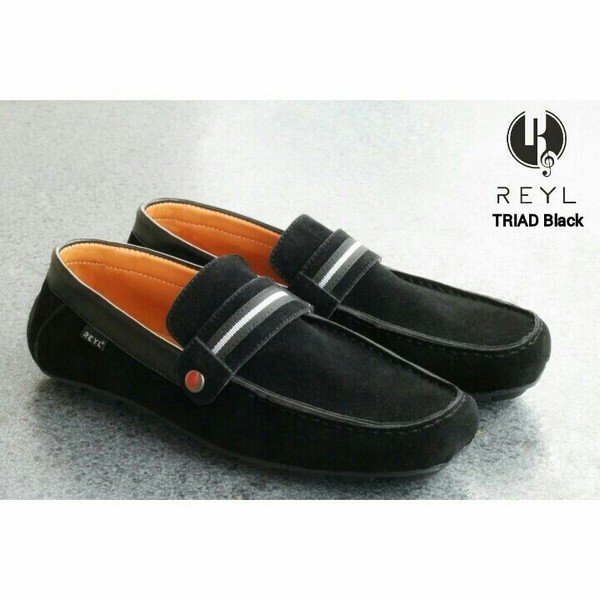 DISKON DR. KEVIN MEN CASUAL SHOES SLIP ON 13184 - BLACK SLIP ON PRIA BLACK