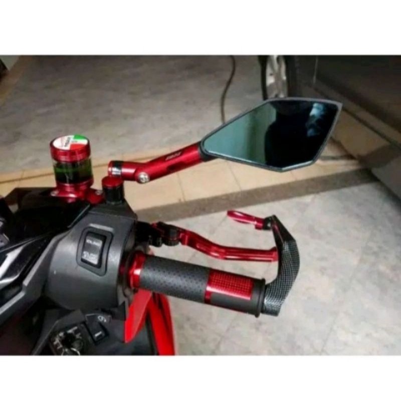 SPION TOMOK BESAR V5 FULL CNC UNIVERSAL CBR NINJA GSX R15 R25 NMAX AEROX LEXI PCX BEAT MIO SKOOPY