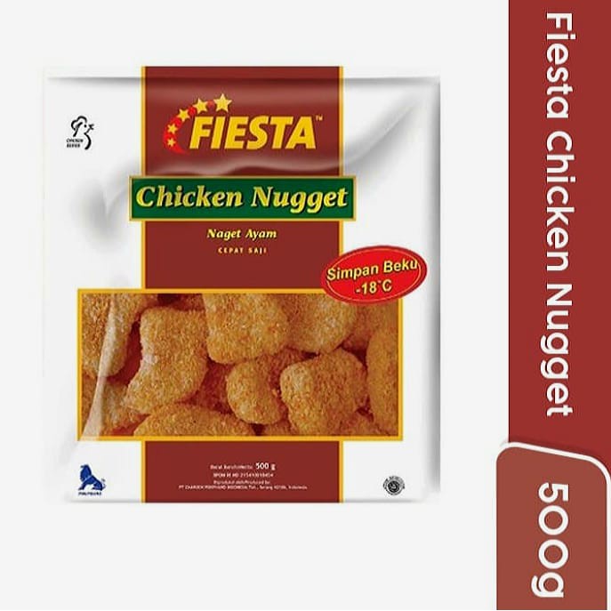 

Fiesta Chicken Nugget 500gr - Fiesta Naget Ayam Siap Masak HALAL & MURAH