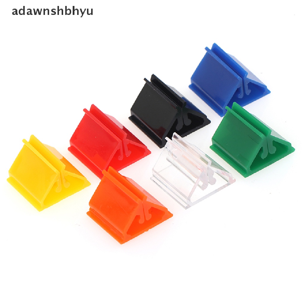 Adawnshbhyu 50PCS Game Card Stand Board Potongan Permainan Kartu Plastik Alas Berdiri