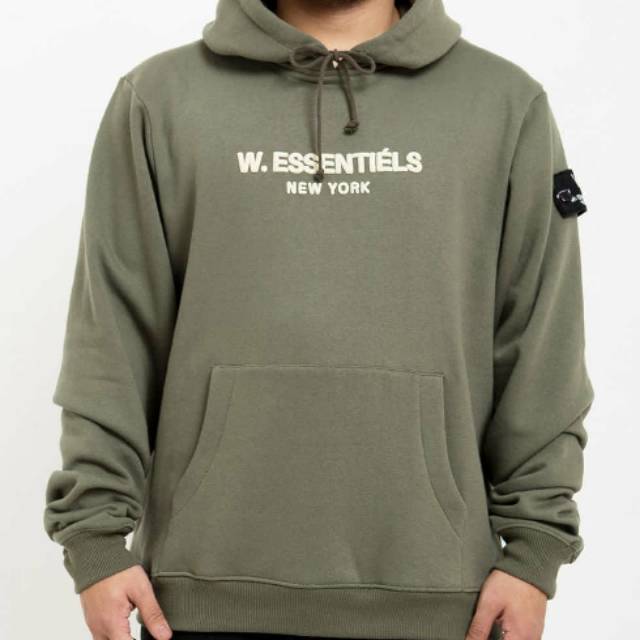 HOODIE| W.ESSENTIELS | OLIVE