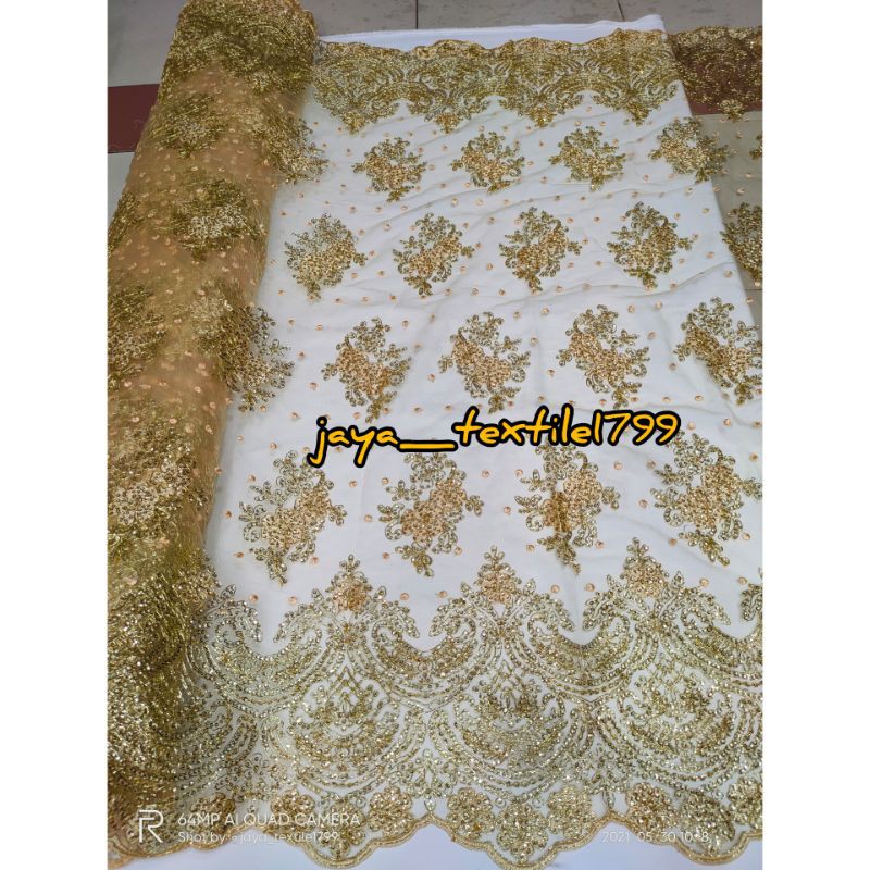 Kain Tile Corneli / tile tulle brokat brukat Corneli / Cocok bahan gamis, tunik, dress,dan kebaya