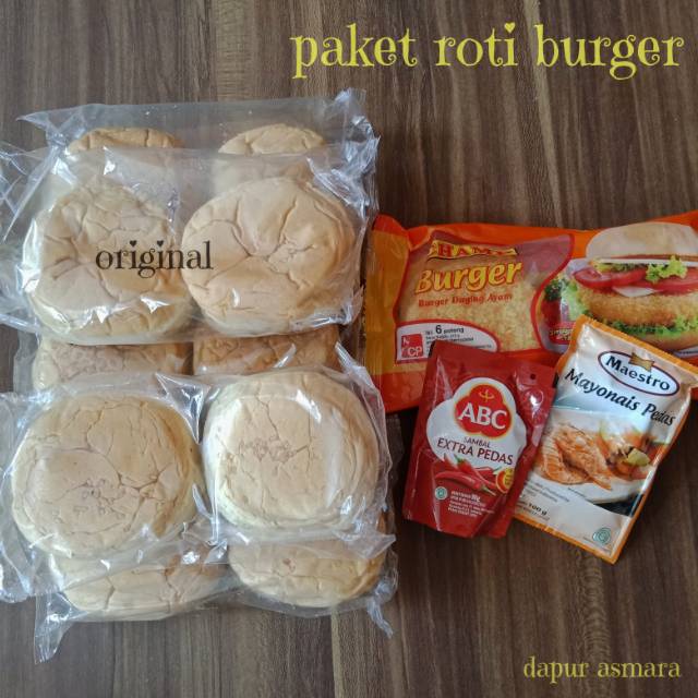 

paket roti original+chiken+mayo+saos
