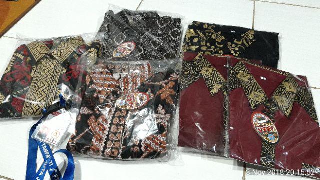 Promo 4.4 Bswart Batik Hrb026 Kenongo Padi Pekalongan M L Xl Batik Pria Murah Modern Grosir