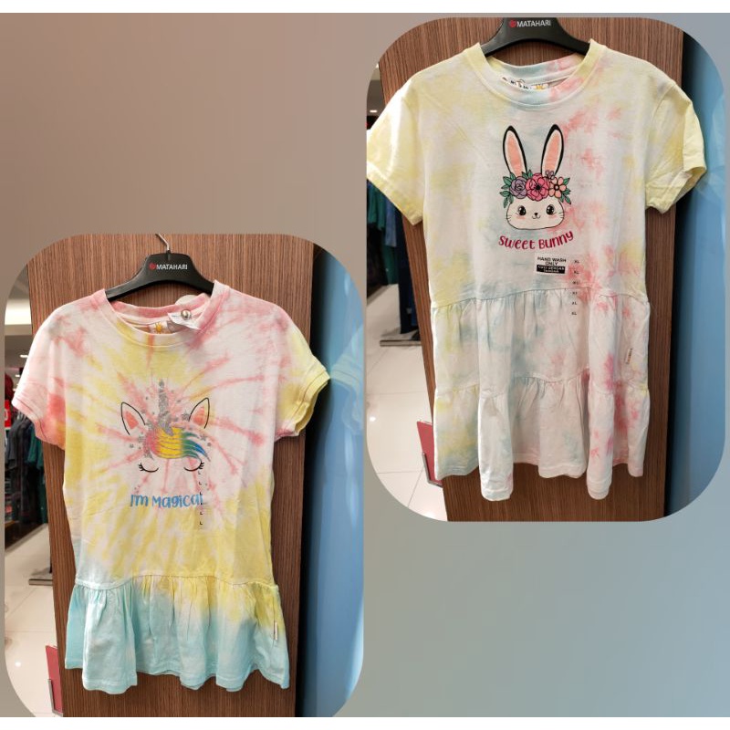 dres anak perempuan merk little m,barang original matahari dept.store