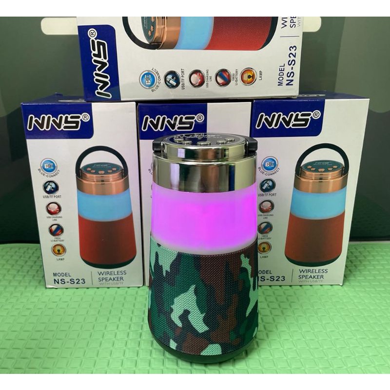 speaker bluetooth NNS S23 LED
