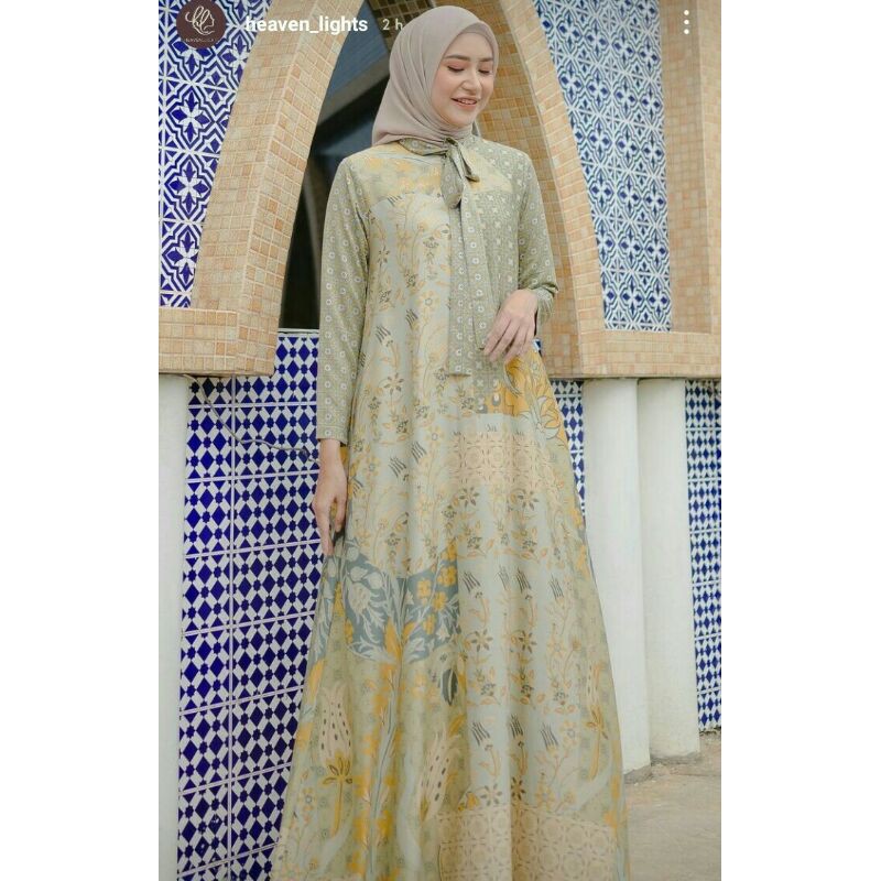 OTTOMAN DRESS HEAVEN LIGHT "SAGE" XS