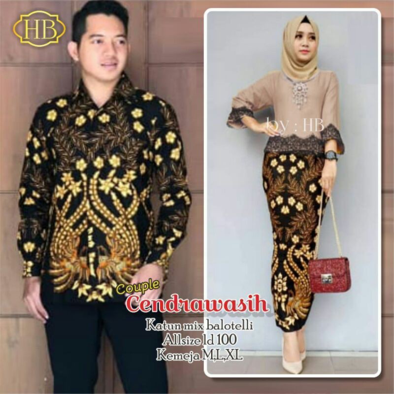 [ bisa cod ]baju coeple arsyilla cendrawasih//coeple batik
