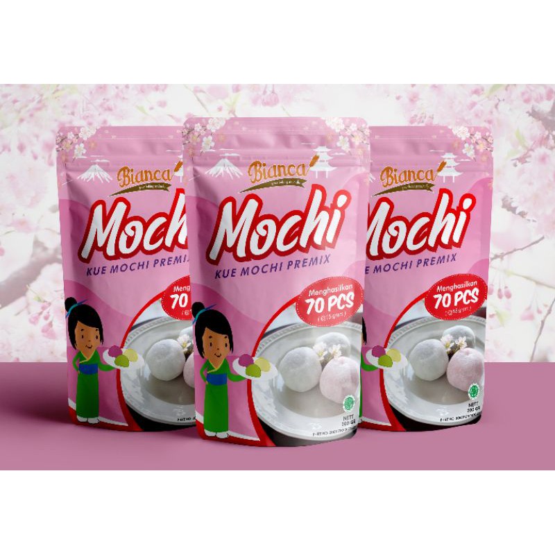 300gr Bianca Lotus Mochi Premix