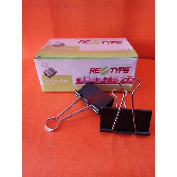 

Binder Clips Retype No.105 / 107 / 111 / 155 / 200 / 260