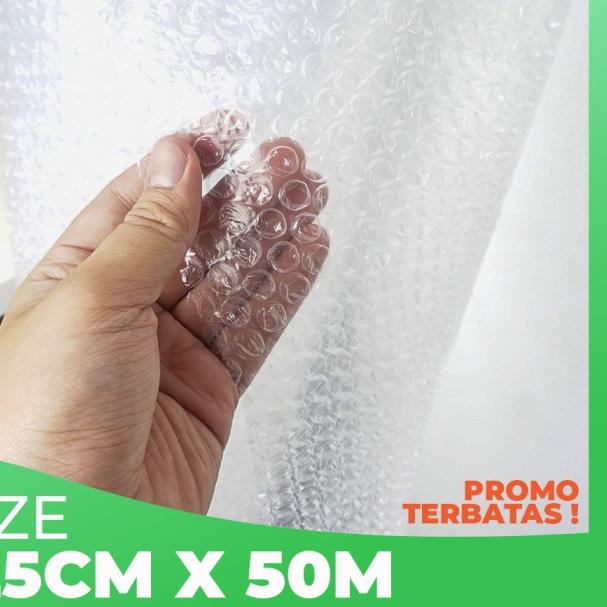 

☪ BUBBLE WRAP ROLL 50 METER HITAM PUTIH BUBLE WRAP MURAH PROMO MULIAPACK - MP ORG - Putih ✹