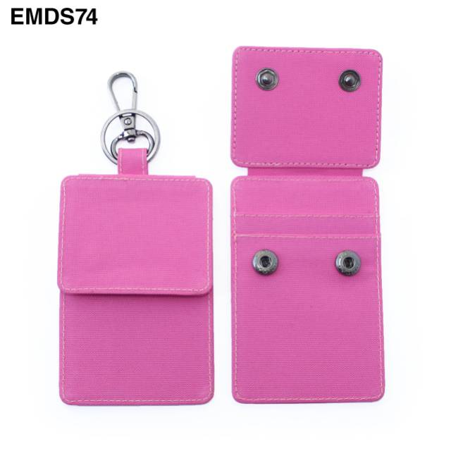 Dompet STNK Mobil Motor gantungan kunci pria wanita PINK EMDS74