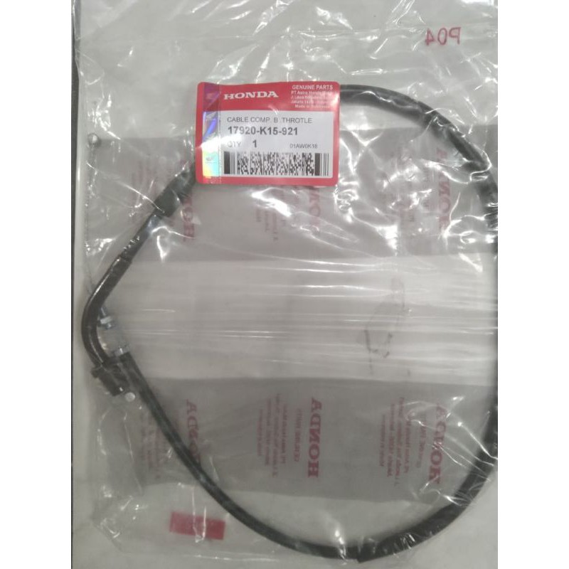 kabel gas cb 150 R  lama (A&amp;B)1set