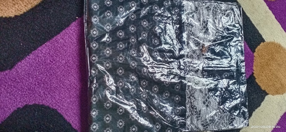 Dress Truntum Hitam Batik Katun Halus Wanita Modern Exclusive