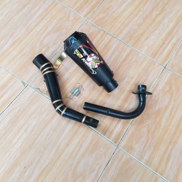 KNALPOT VARIO 125-VARIO 150 KAWAHARA BLACK DOV