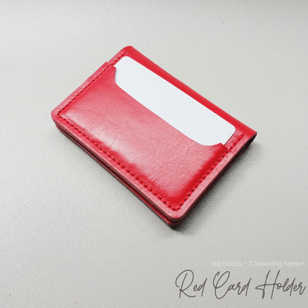 DOMPET KARTU KULIT SAPI CARD HOLDER KOREAN STYLE