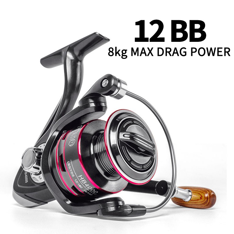 8Kg Max Drag Power Reel Pancing Laut Murah Fishing Reel Reel Pancingan 12BB Reel Metal Reel Pancing mini Reel Murah Reel Pancing Laut besar Reel Pancing Reel Pancing Laut Reel Pancing Maguro