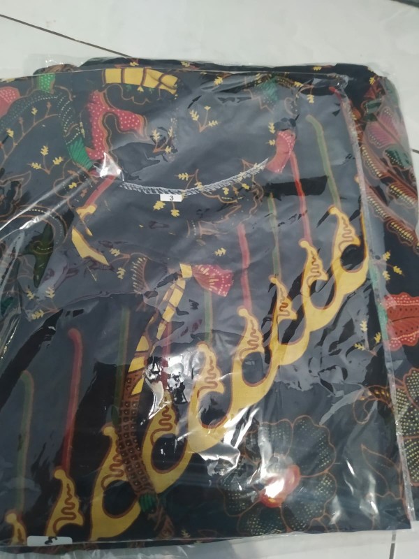 Couple Batik Keluarga || Setelan Couple Batik Ayah Ibu Anak Cewek