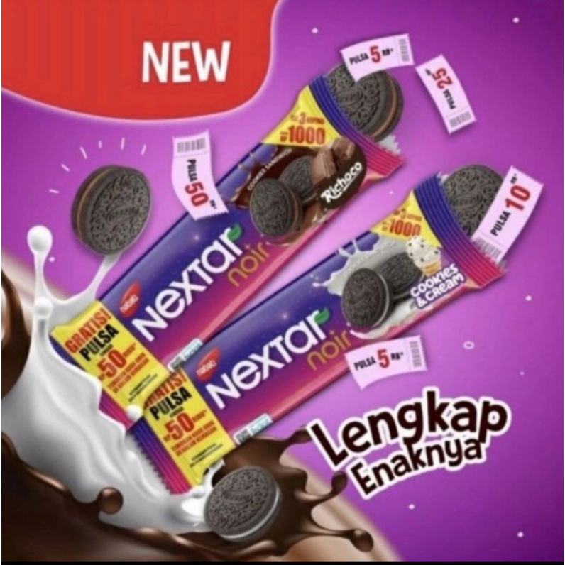 

Nabati Nextar Noir Cookies & Cream 10x 28.5 gram