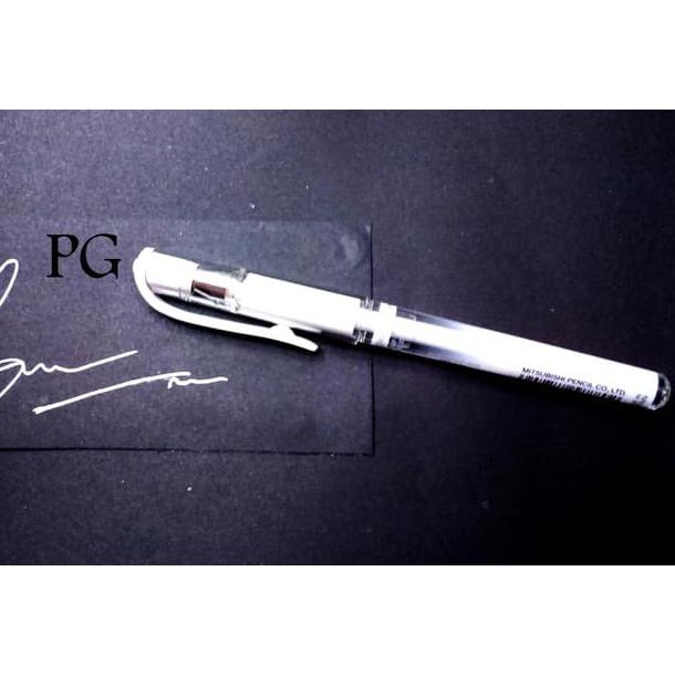 

MR222 Uni-ball Signo Broad UM-153 White Gell Pen Pulpen Putih Ballpoint Gel *