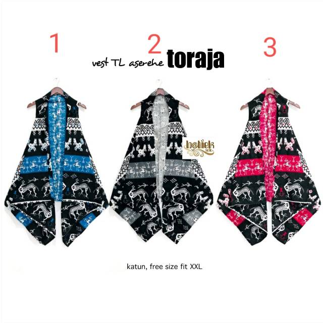 Vest tl motif teun aserehe