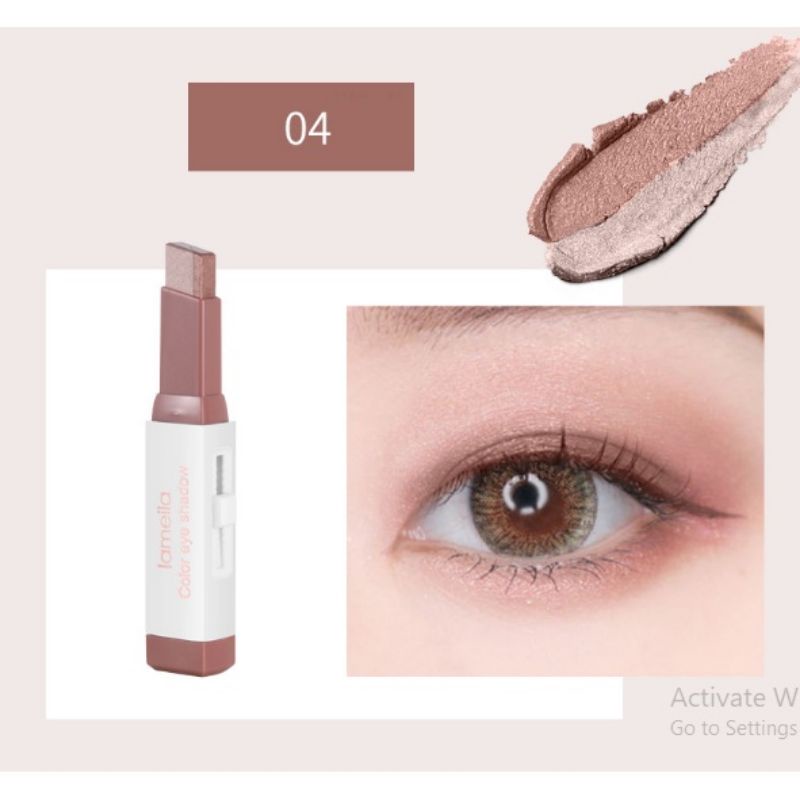 Promo Eyeshadow Stik Kombinasi 2 Warna Alami Natural