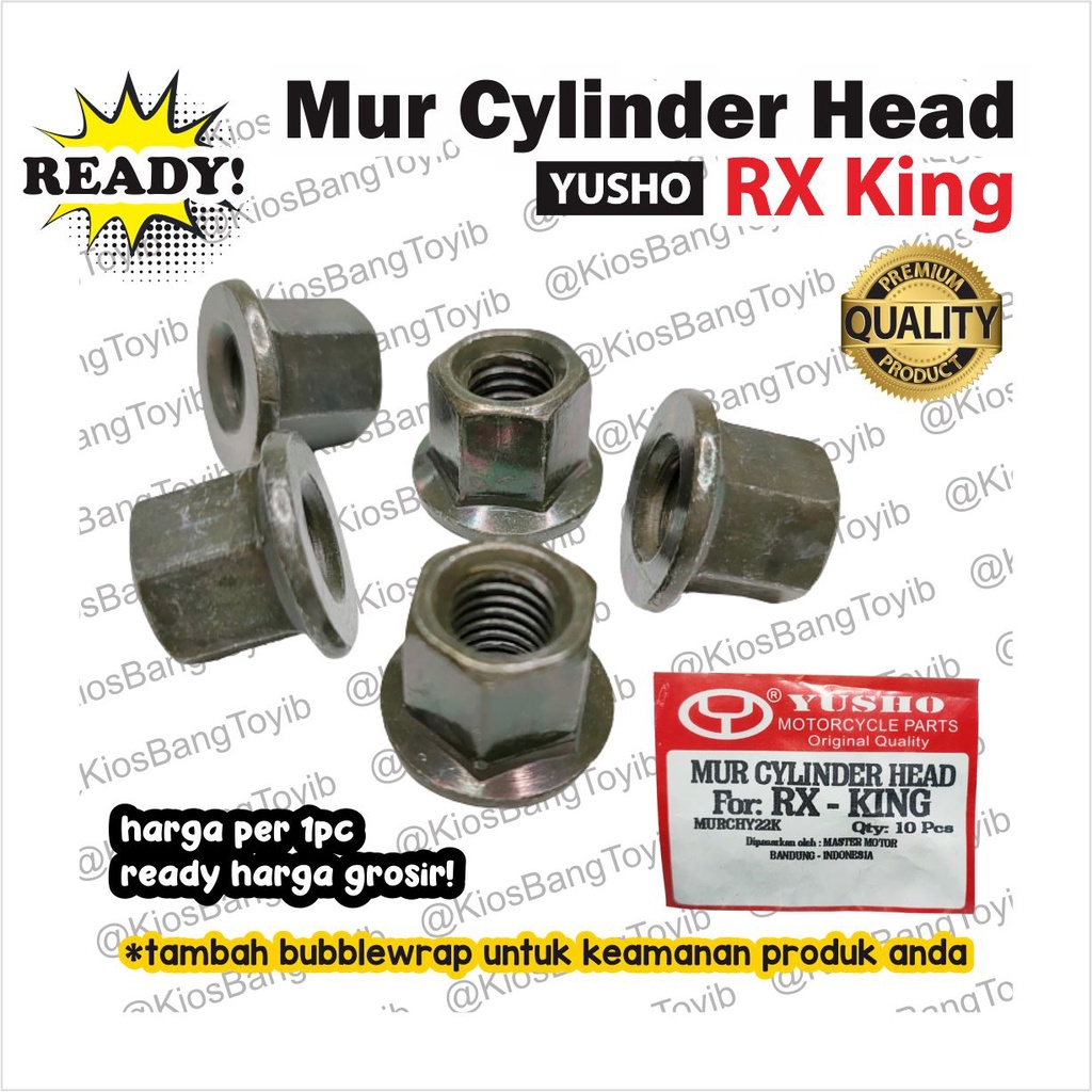 Mur Blok Block Cylinder Head Atas RXK RX King -YUSHO-