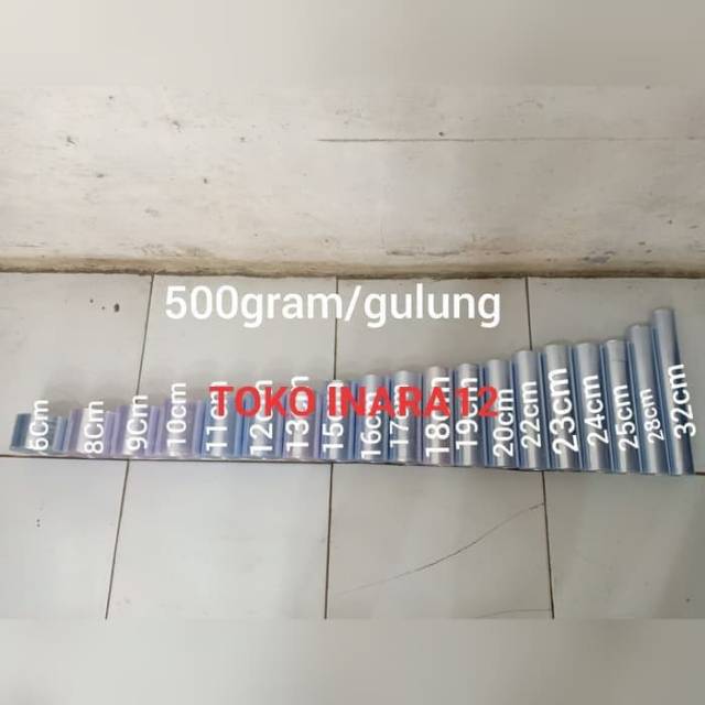 Plastik wrapping polos / plastik reping / plastik film / plastik pvc shrink / plastik segel dus Hp