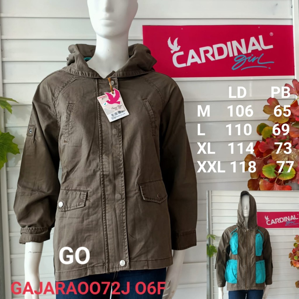 BB CARDINAL GIRL CA JAKET Pakaian Wanita Cardinal Original Outerwear Sweater Jaket Perempuan