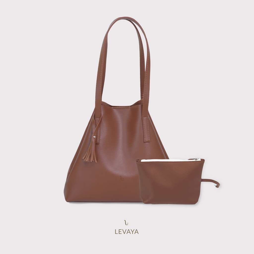 LEVAYA Liscio Totebag Magnet - Raisin - Tas Wanita