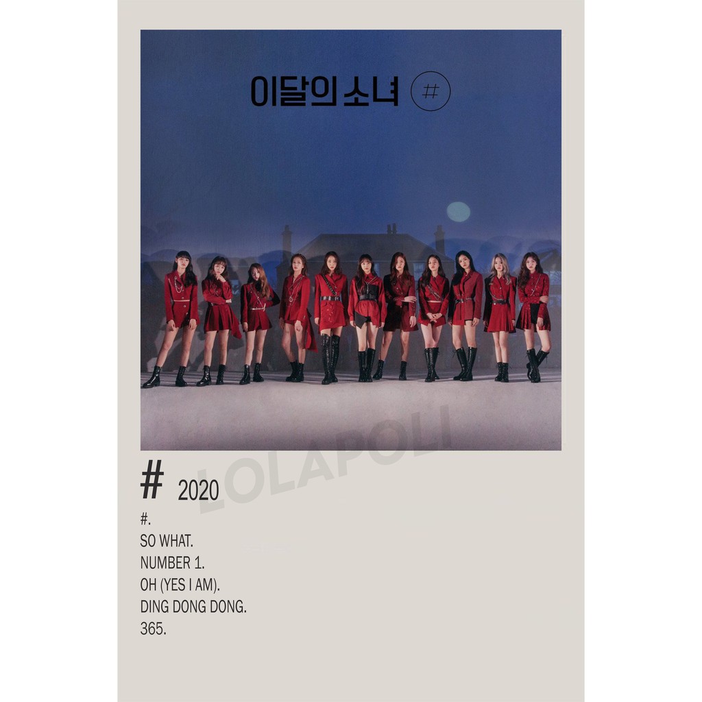 Poster Cover Album K-Pop # - Loona