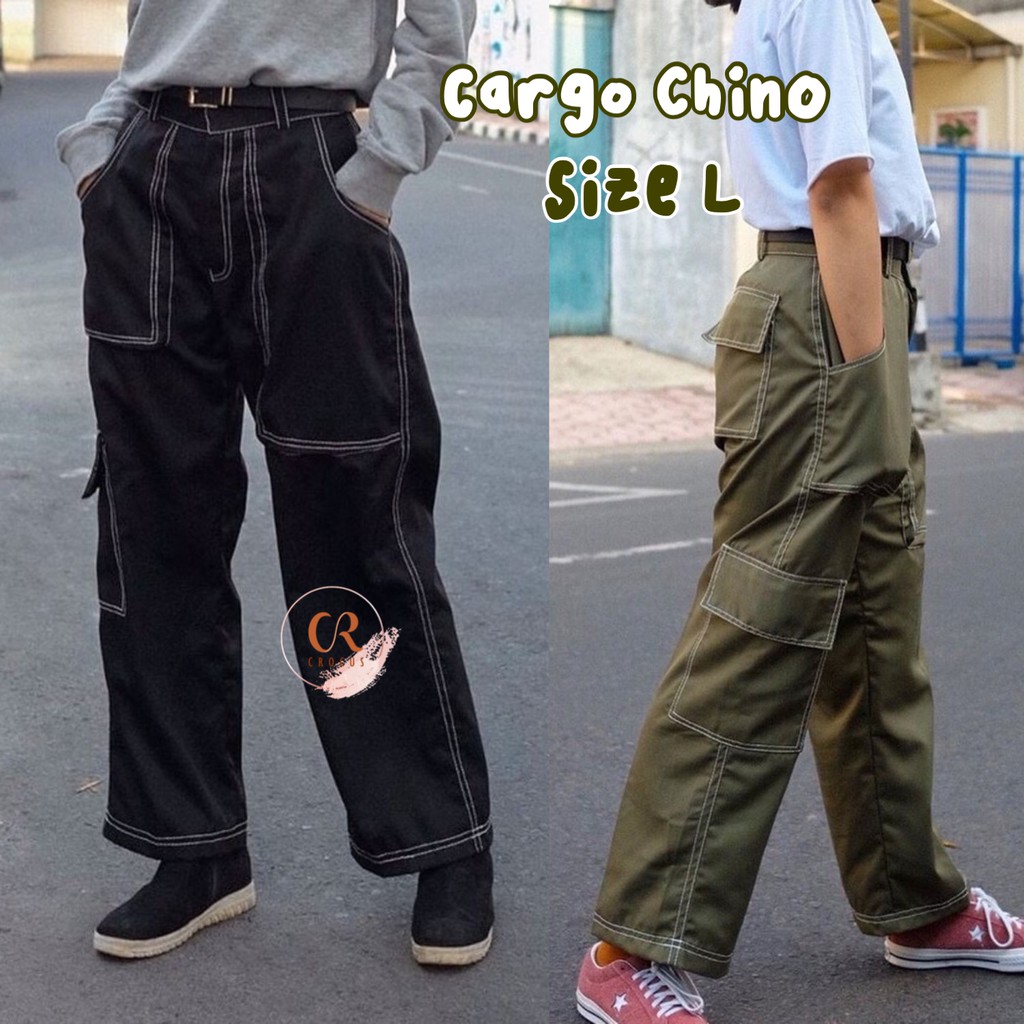 Celana Chino Cargo American Drill Shopee Celana Chino Cargo American Drill Shopee