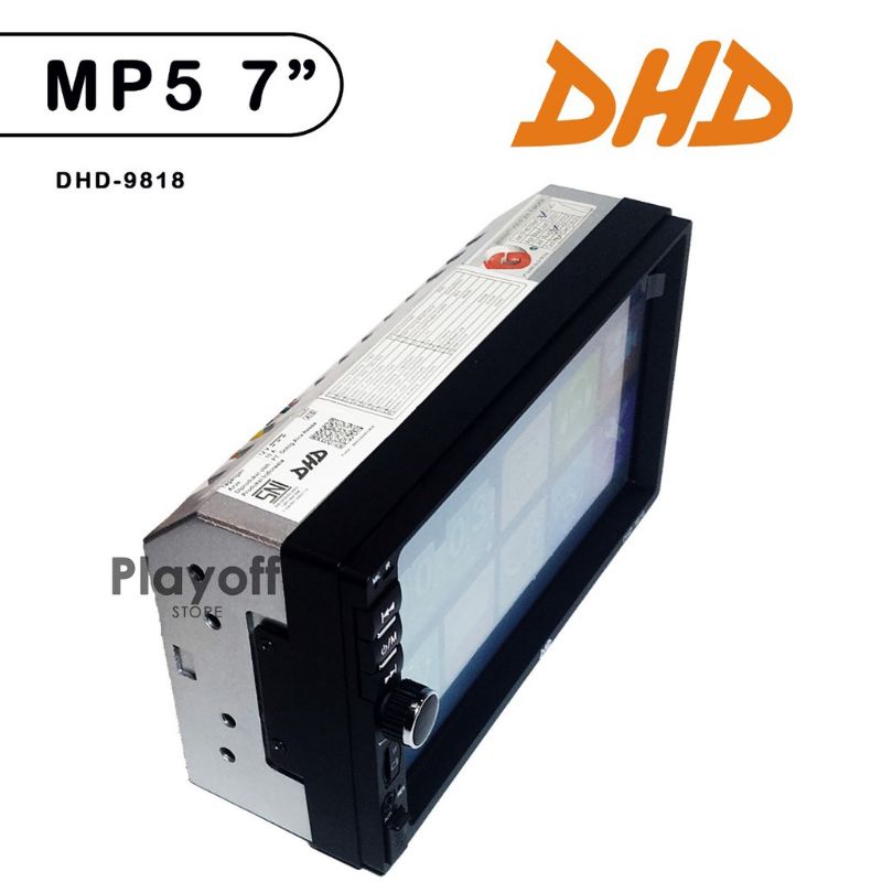 Head Unit Double Din Body Panjang MP5 7 inch MirrorLink DHD-4300 Bluetooth Ful Glass Touchscreen