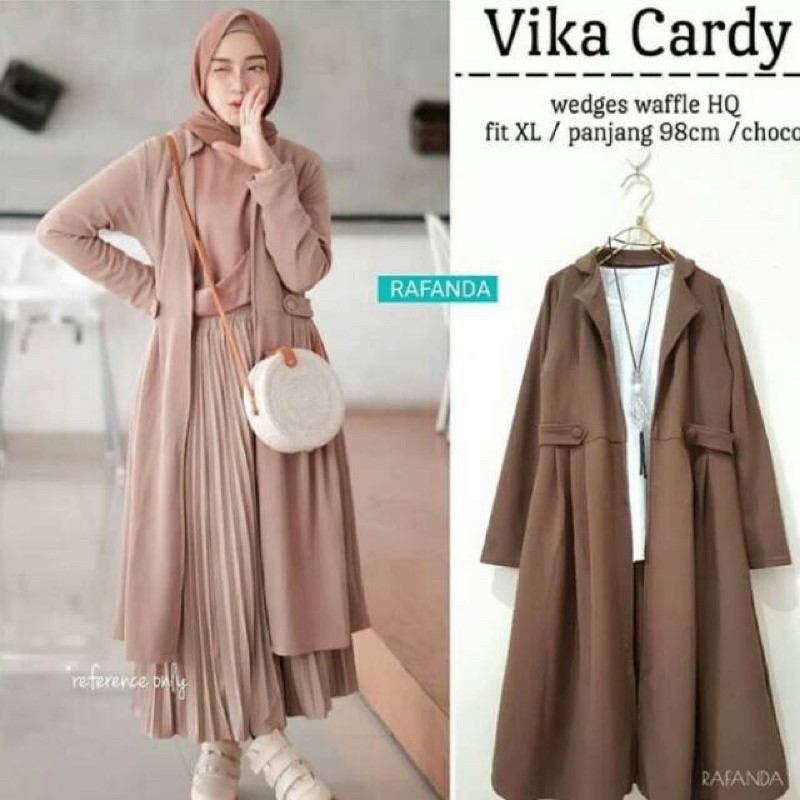 VIKA CARDY/OUTER PANJANG/VIKA OUTER WANITA