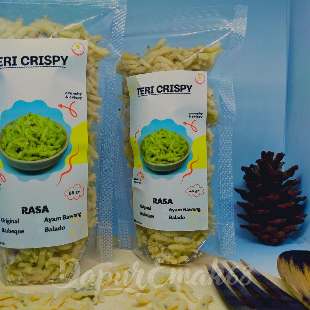 

Navi_Lezatoz Teri Nasi Crispy Super Non Msg Teri Crispy Cemilan Sehat Bergizi