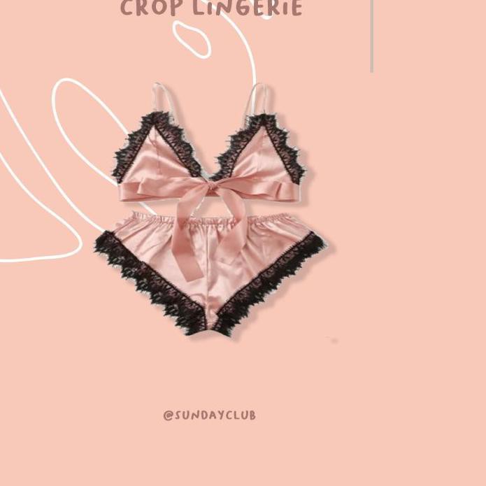 ۩ Lingerie Crop Top / Baju Tidur Seksi ✈